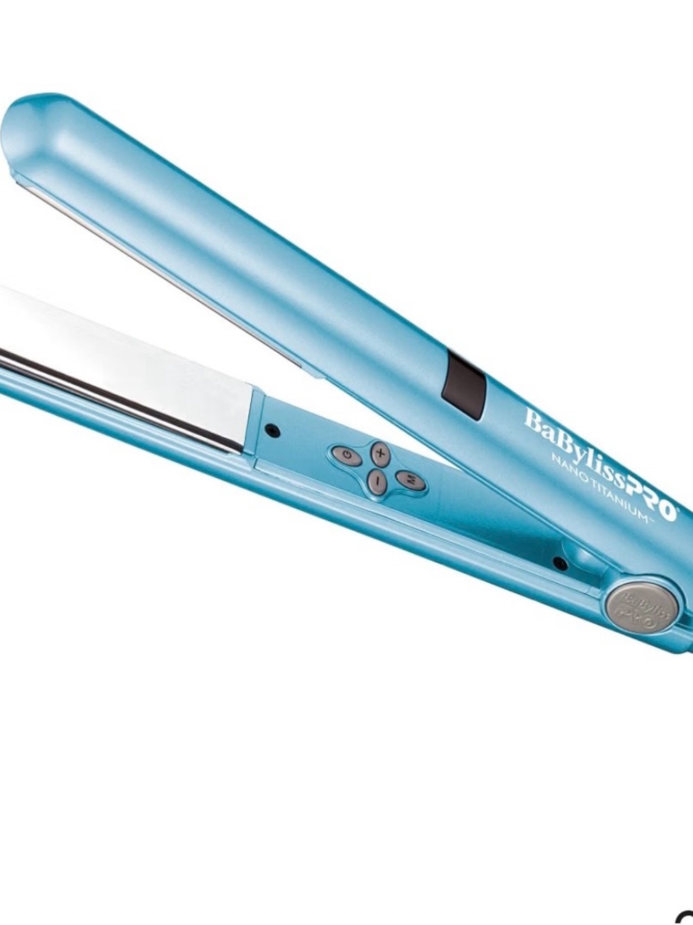 BaBylissPRO Nano Titanium Flat Iron in Light Blue